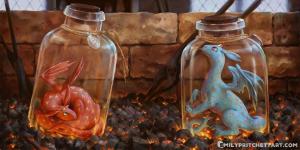 Emily Pritchett Tiny Dragons