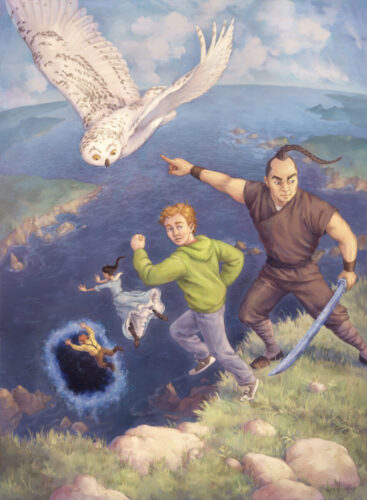 Cover for The Deliverers Book 3: The Golden Dragon of Ang